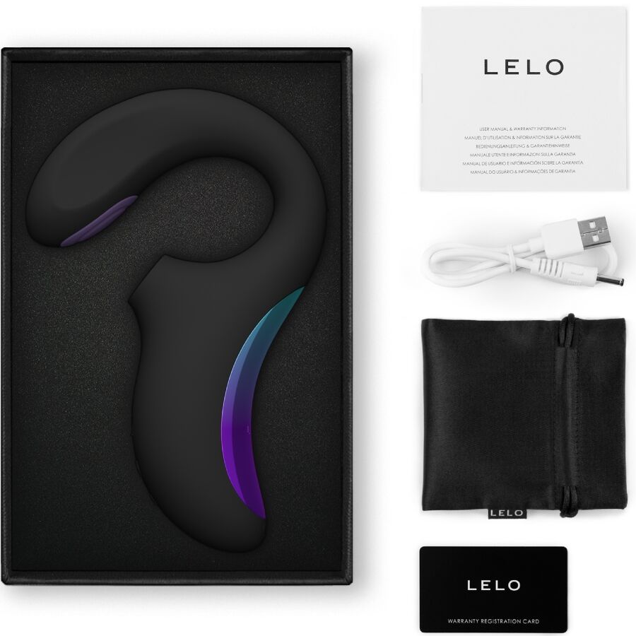 LELO Enigma Double Vibrateur Sonic Point G Noir — vue alternative