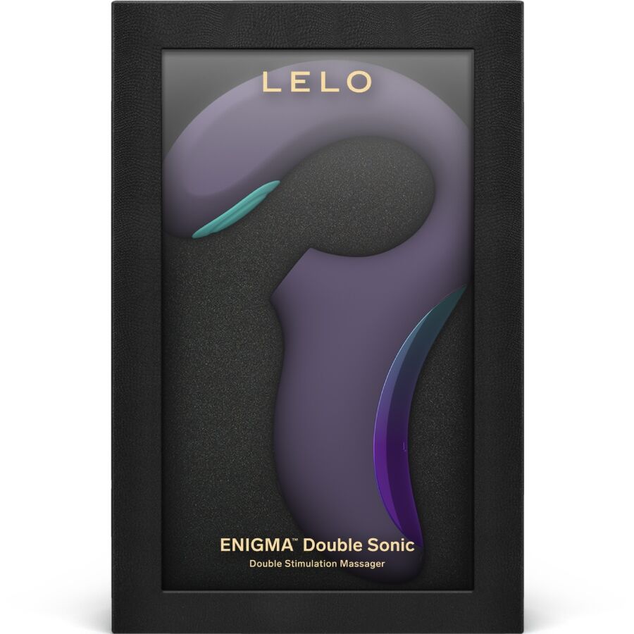 LELO Enigma Double Vibrateur Sonique Point G Cyber Violet — vue arrière