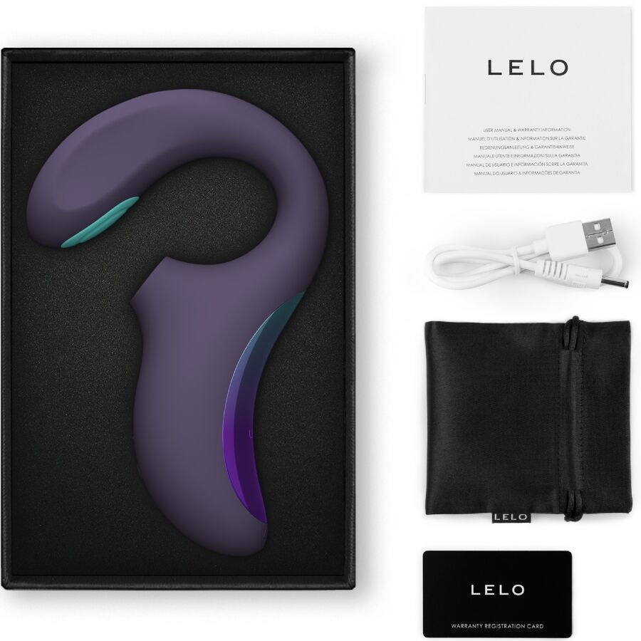 LELO Enigma Double Vibrateur Sonique Point G Cyber Violet — vue alternative