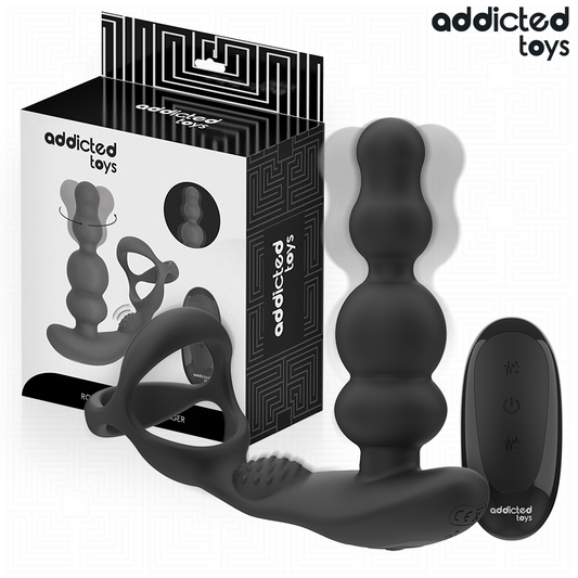 ADDICTED TOYS Masseur Prostate Rotatif À Télécommande - Aura Intime