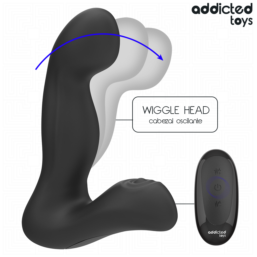 ADDICTED TOYS Masseur Prostate Oscillant Mode Pulsation Télécommande — vue alternative