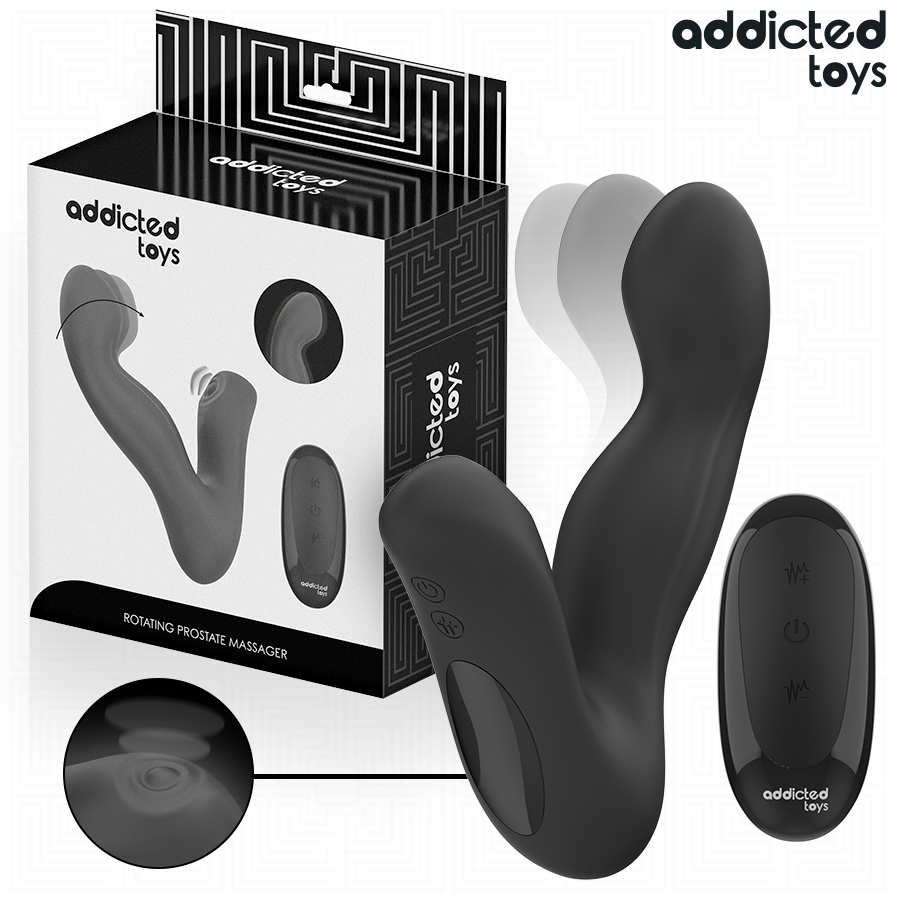 ADDICTED TOYS Masseur Prostate Oscillant Mode Pulsation Télécommande - Aura Intime