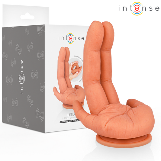 INTENSE FUN TOYS LEELA STIMULATEUR POINT G MAIN FLEXIBLE 12,6 CM - Aura Intime