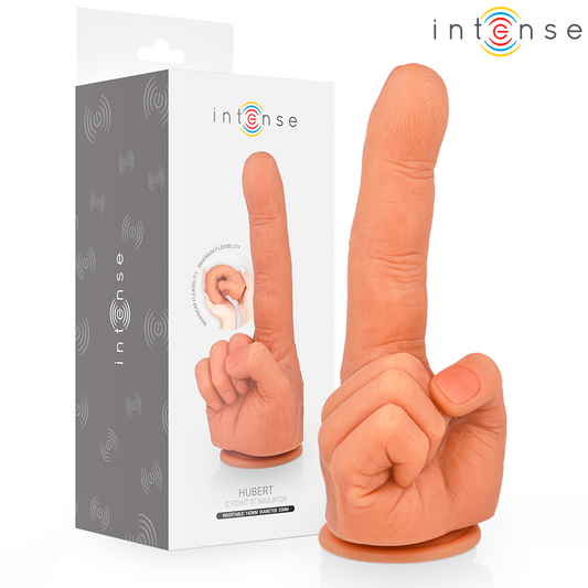 INTENSE FUN TOYS STIMULATEUR POINT G HUBERT MAIN FLEXIBLE 14,2 CM - Aura Intime