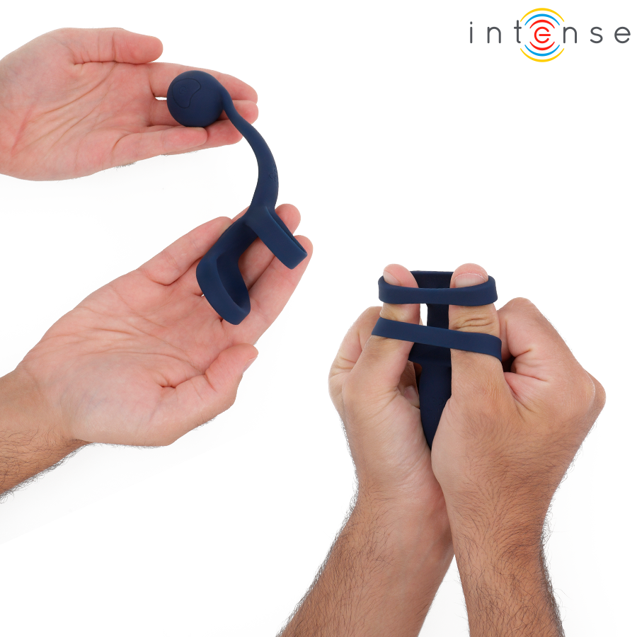 INTENSE FOR HIM TYSON COCK RING BOULE VIBRANTE Ø 3,2 CM — vue arrière