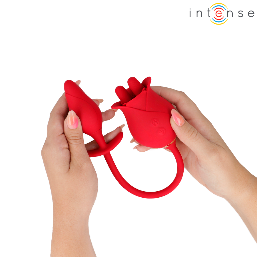 INTENSE HIGH TECH Melanie Double Stimulateur Clitoris Langue Zigzag — vue détaillée