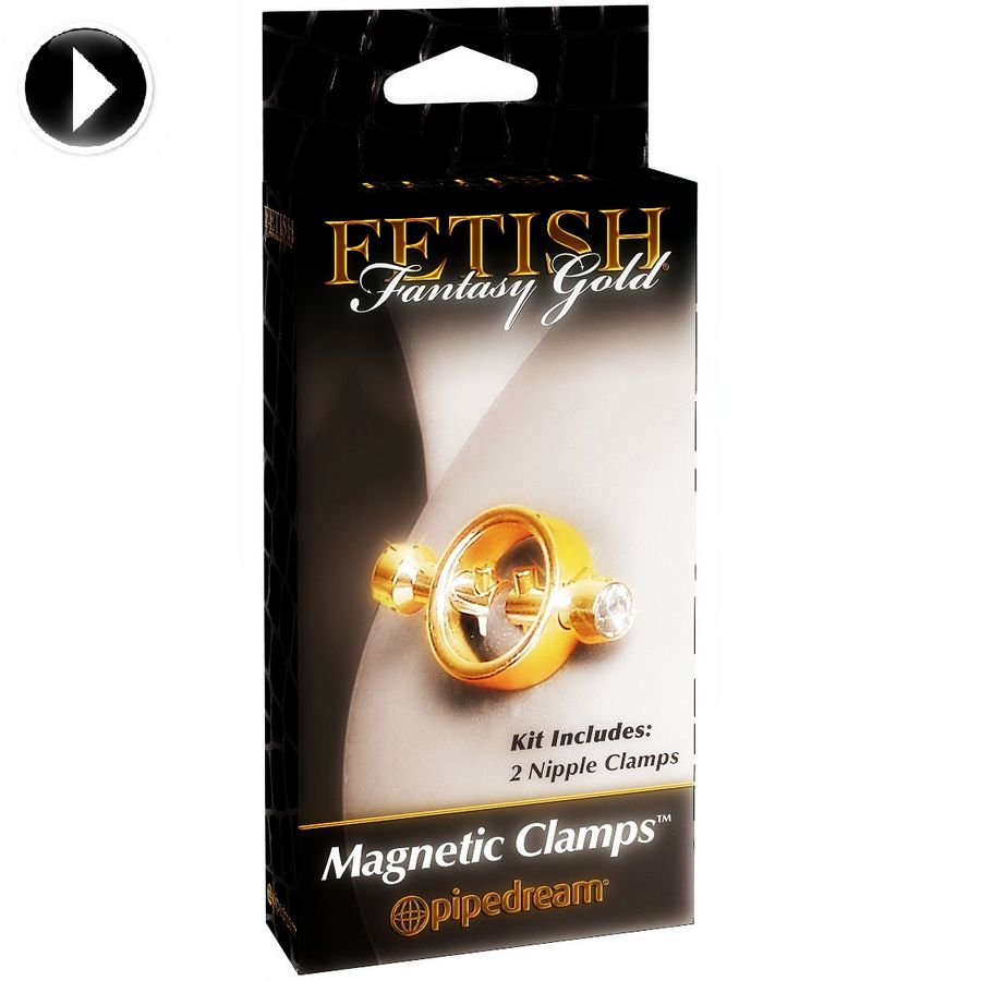 FETISH FANTASY GOLD Pinces Magnétiques — vue arrière