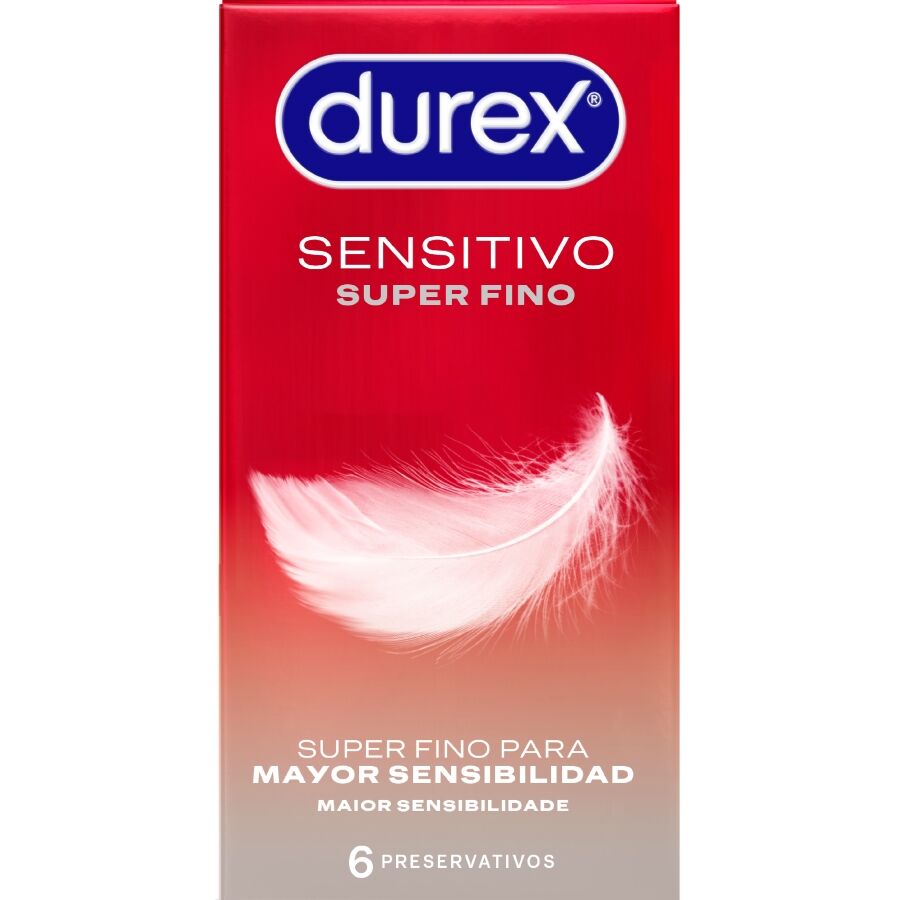DUREX CONDOMS Super Fin Sensible 6 Unités - Aura Intime