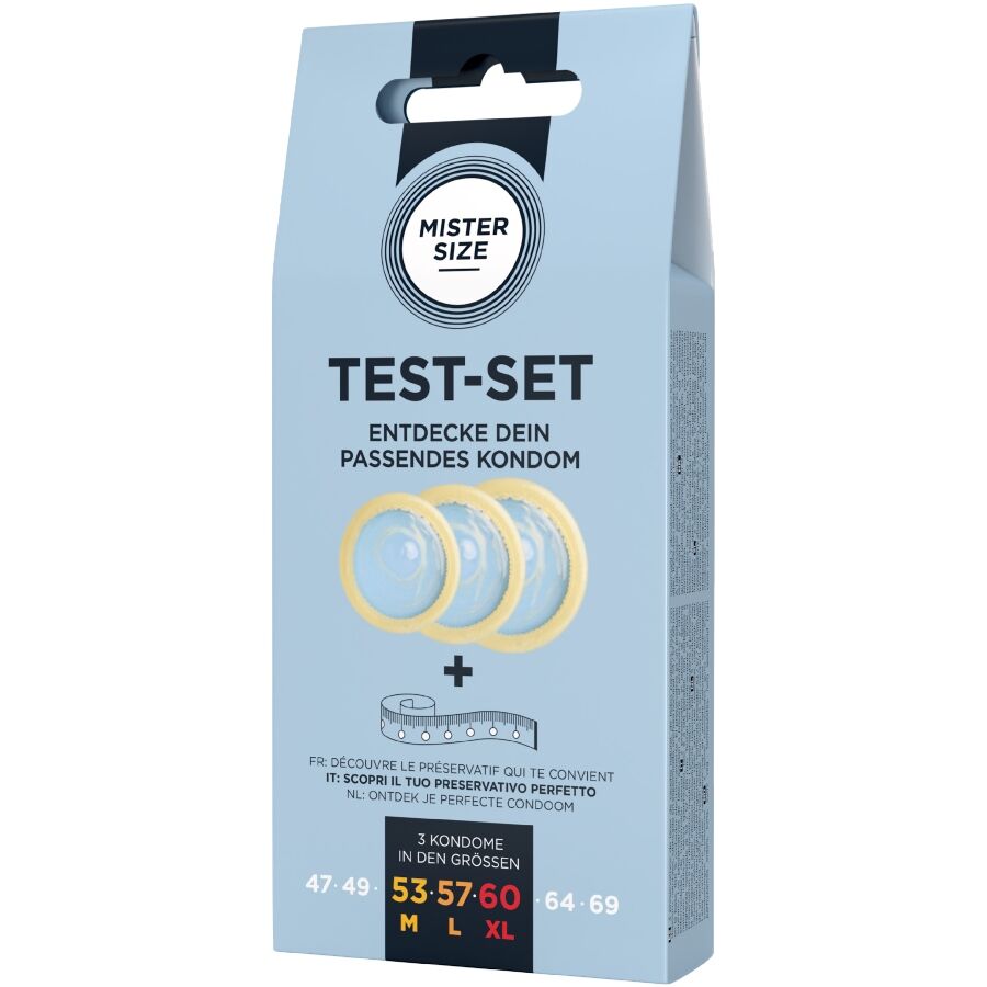 MISTER SIZE Kit Test : 3 Préservatifs Tailles Différentes + Mélange À... — vue alternative