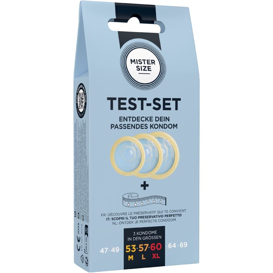 MISTER SIZE Kit Test : 3 Préservatifs Tailles Différentes + Mélange À... — vue détaillée