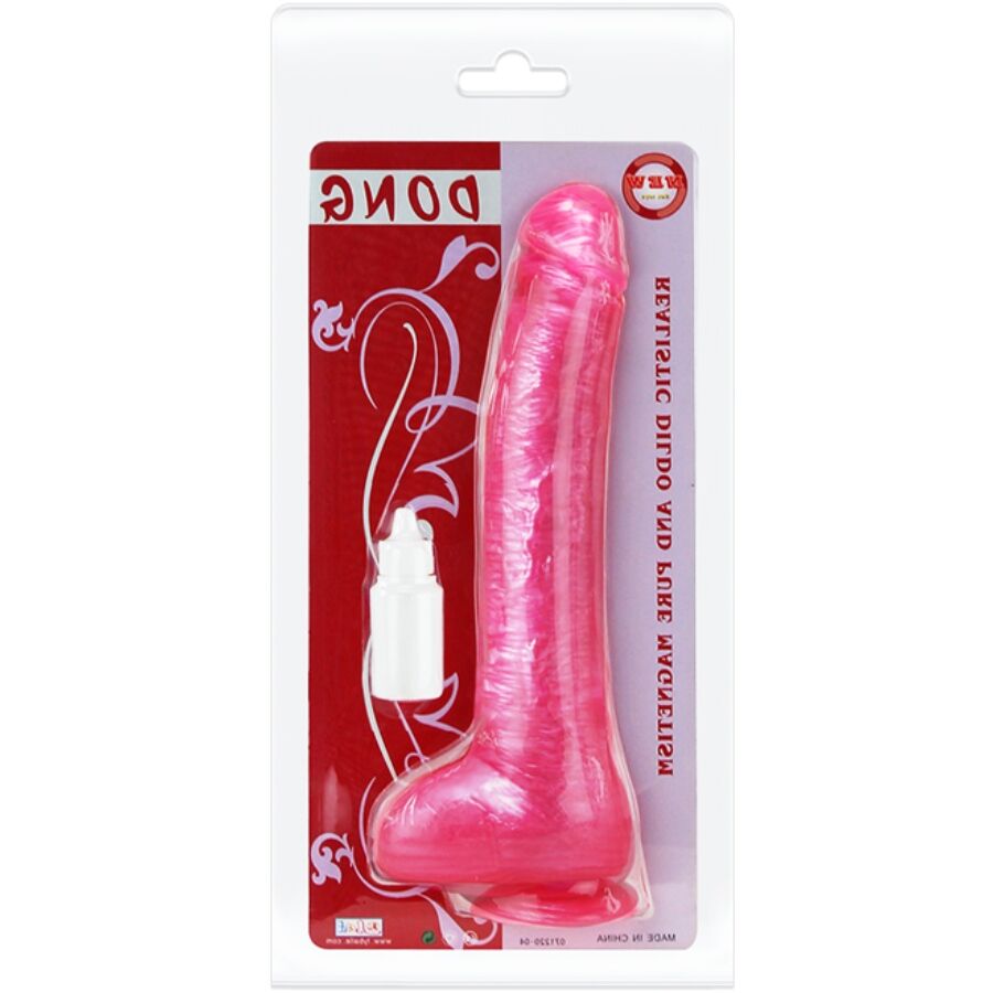 BAILE - Gode Dong Rose Réaliste Avec Ventouse