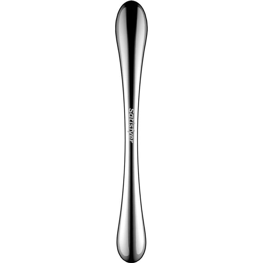 SATISFYER DILDO COSMIC CREST 1 GODEMICHET DOUBLE EXTRÉMITÉ ACIER INOXYDABLE — vue arrière