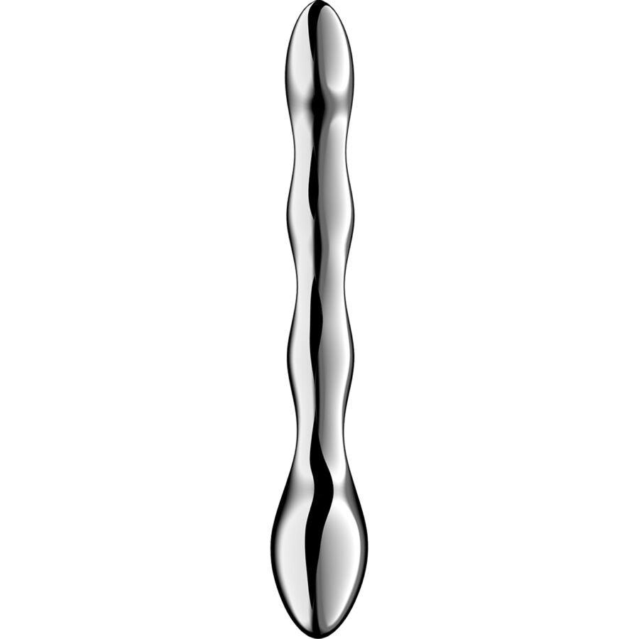 SATISFYER DILDO COSMIC CREST 2 GODEMICHET DOUBLE ACIER INOXYDABLE — vue détaillée
