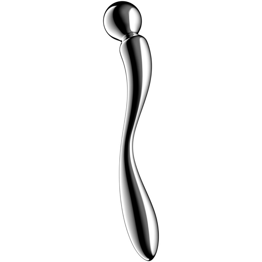 SATISFYER DILDO STAR FORCE 2 GODEMICHET DOUBLE ACIER INOXYDABLE - Aura Intime