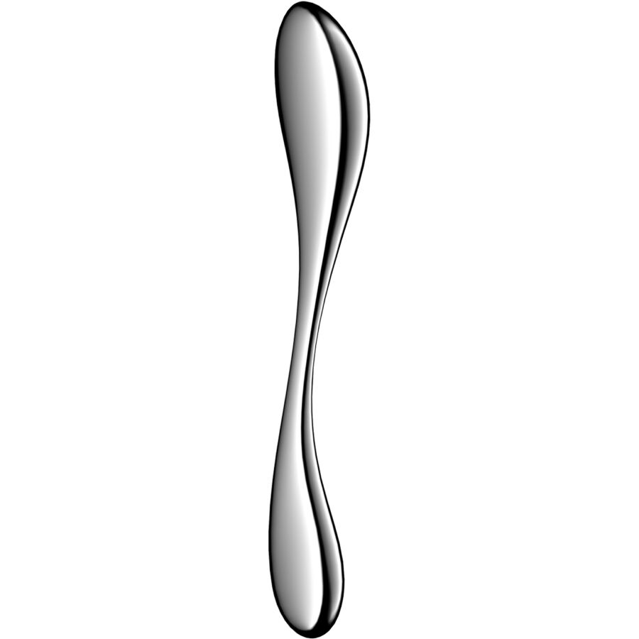 SATISFYER DILDO STAR FORCE 3 GODEMICHET DOUBLE ACIER INOXYDABLE - Aura Intime