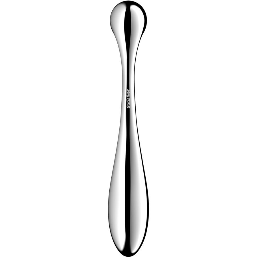 SATISFYER DILDO STAR FORCE 4 GODEMICHET DOUBLE ACIER INOXYDABLE — vue arrière