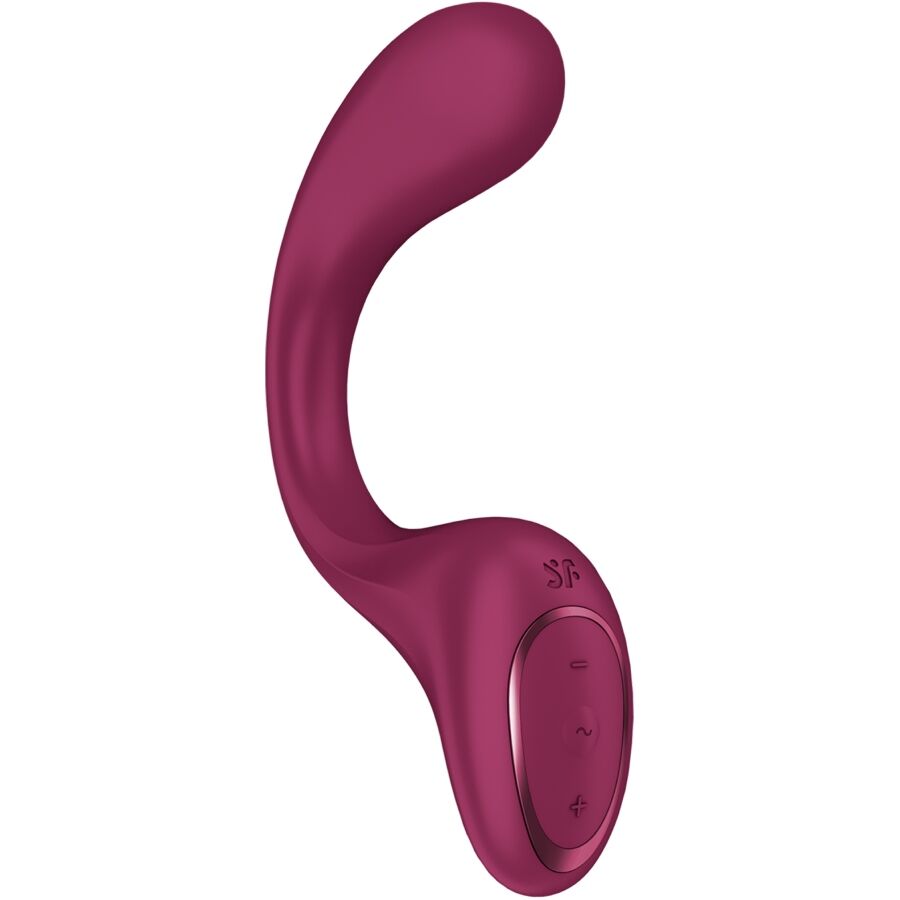 SATISFYER VIBRATOR G FOR GODDESS 2 BOUTEILLE VIBRATEUR LAPIN BORDEAUX - Aura Intime