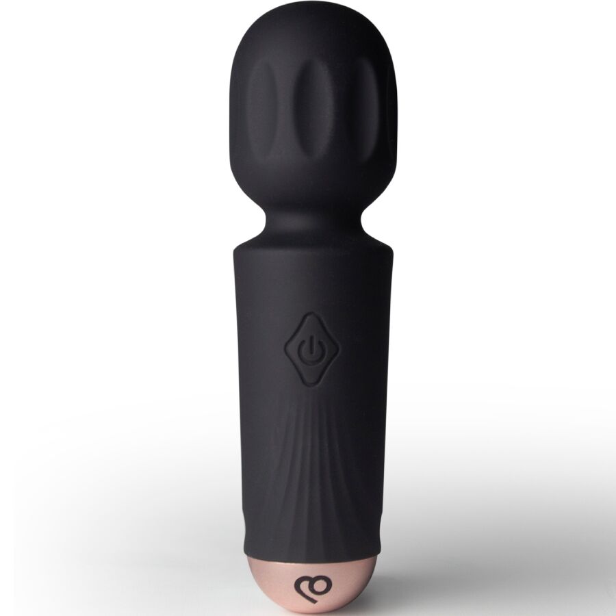ROCKS-OFF Mini Baguette Rechargeable 16 Fonctions Tulipe Noire - Aura Intime