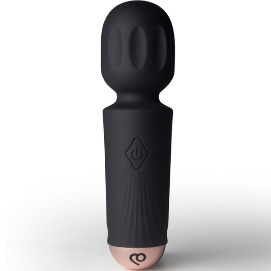 ROCKS-OFF Mini Baguette Rechargeable 16 Fonctions Tulipe Noire - Aura Intime