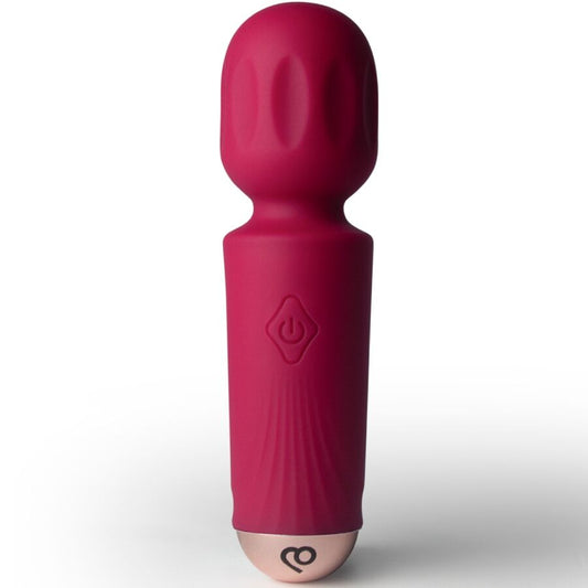 ROCKS-OFF Mini Baguette Rechargeable 16 Fonctions Rouge Azalée - Aura Intime