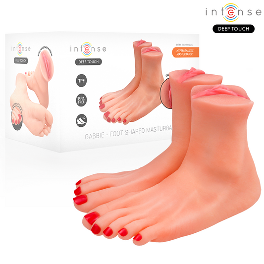 INTENSE BODIES & MASTURBATORS Gabbie Mastubador Deux Pièces Forme Pied - Aura Intime