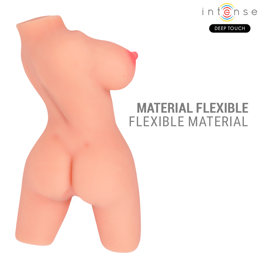 INTENSE BODIES & MASTURBATORS Jesse Torso Double Masturbateur Vagin & Ano — accessoires inclus