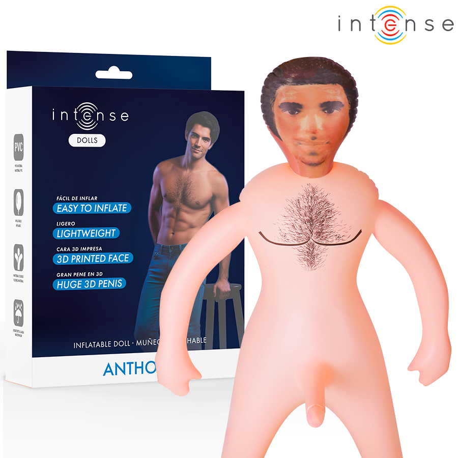 INTENSE DOLLS - Inflatable Doll Anthony With 3D Penis