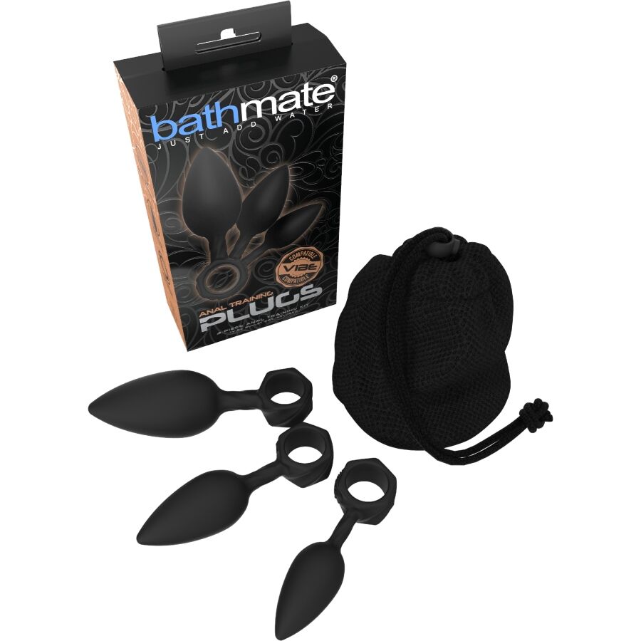 BATHMATE KIT D'ENTRAÎNEMENT 3 BOUCHONS ANAL - Aura Intime