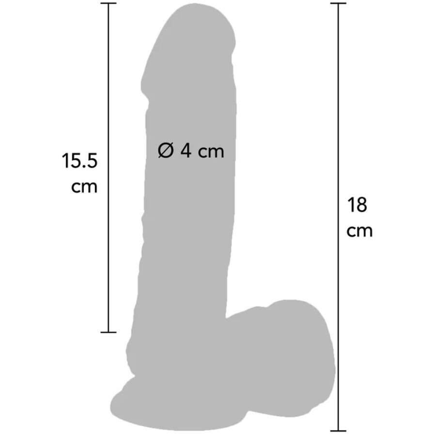 GET REAL GODE 18 CM BILLES VIBRATEUR SKIN — vue alternative