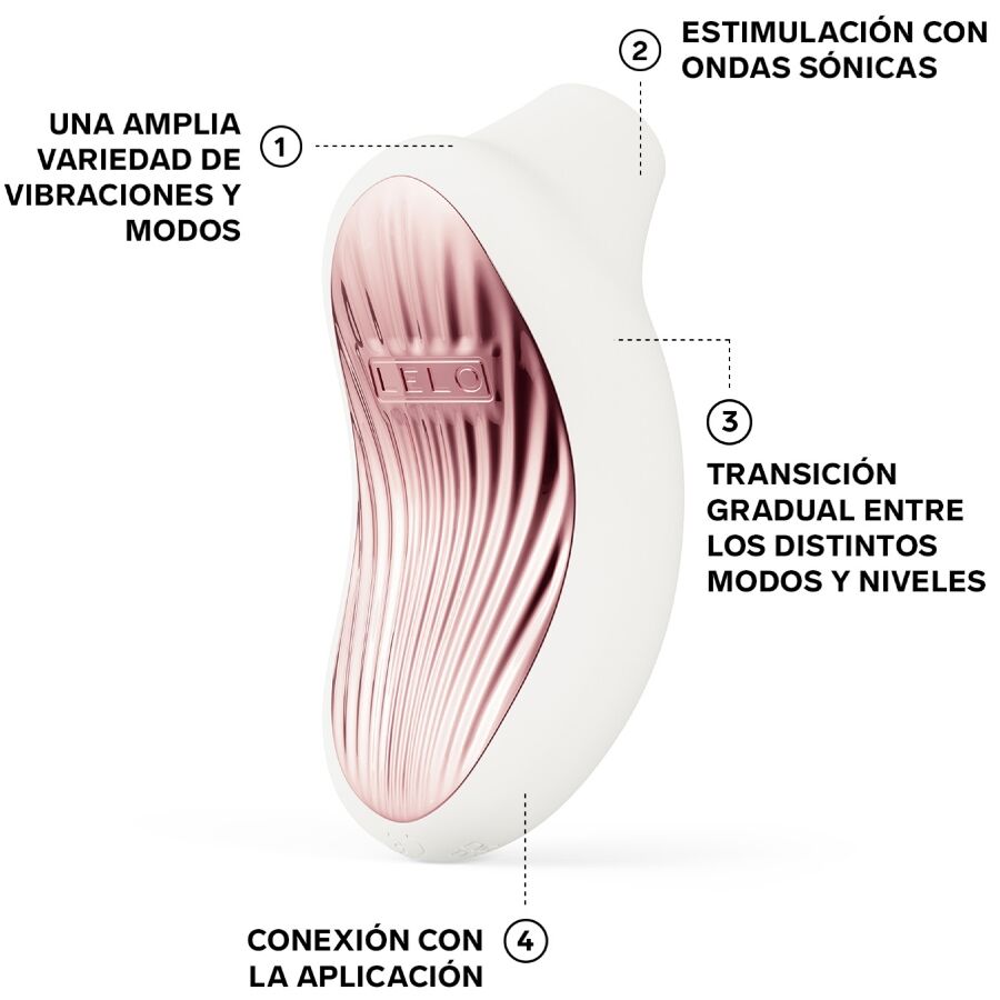 LELO Sona 3 Crème Massage Clitoral Sonic — vue arrière