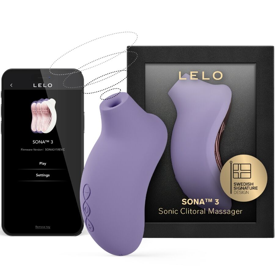 LELO Sona 3 Masseur Clitoral Sonique Violet Dusk - Aura Intime