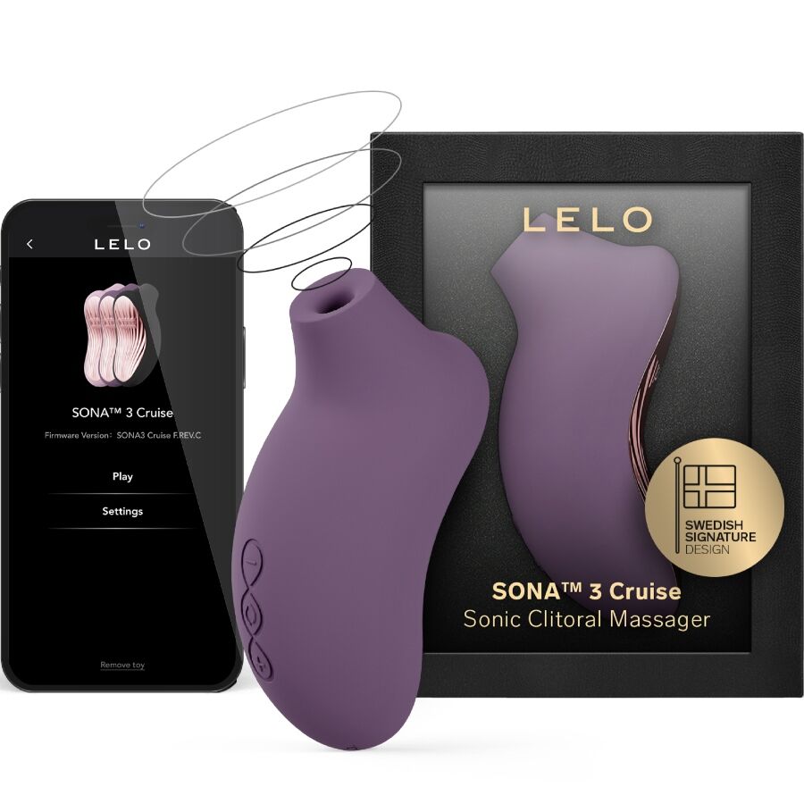 LELO Masseur Clitoral Sonique Sona 3 Cruise Prune - Aura Intime