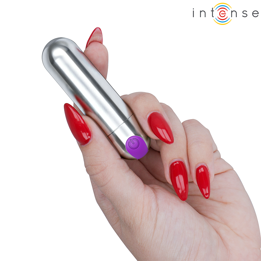 INTENSE FUN TOYS Karen Mini Vibrante Rechargeable Argent — vue alternative