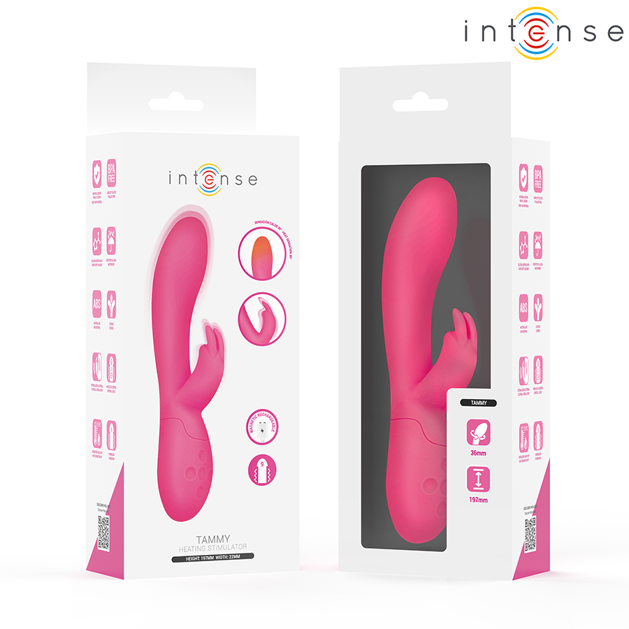 INTENSE HIGH TECH Stimulateur Tammy Rabbit Chauffant — accessoires inclus