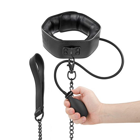 FETISH SUBMISSIVE EXTREME Collier D'Étranglement Gonflable Chaîne - Aura Intime