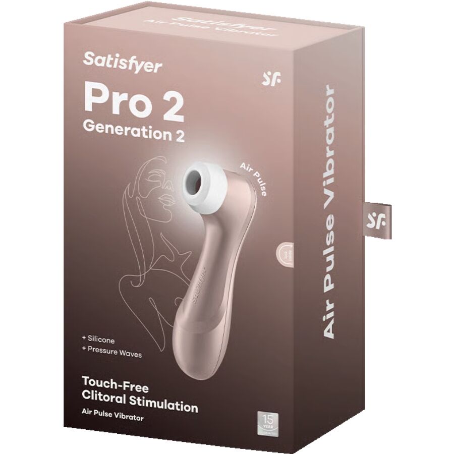 SATISFYER AIR PULSE Pro 2 Nouvelle Génération 2 Vibrateur À Impulsions D'Air - Aura Intime
