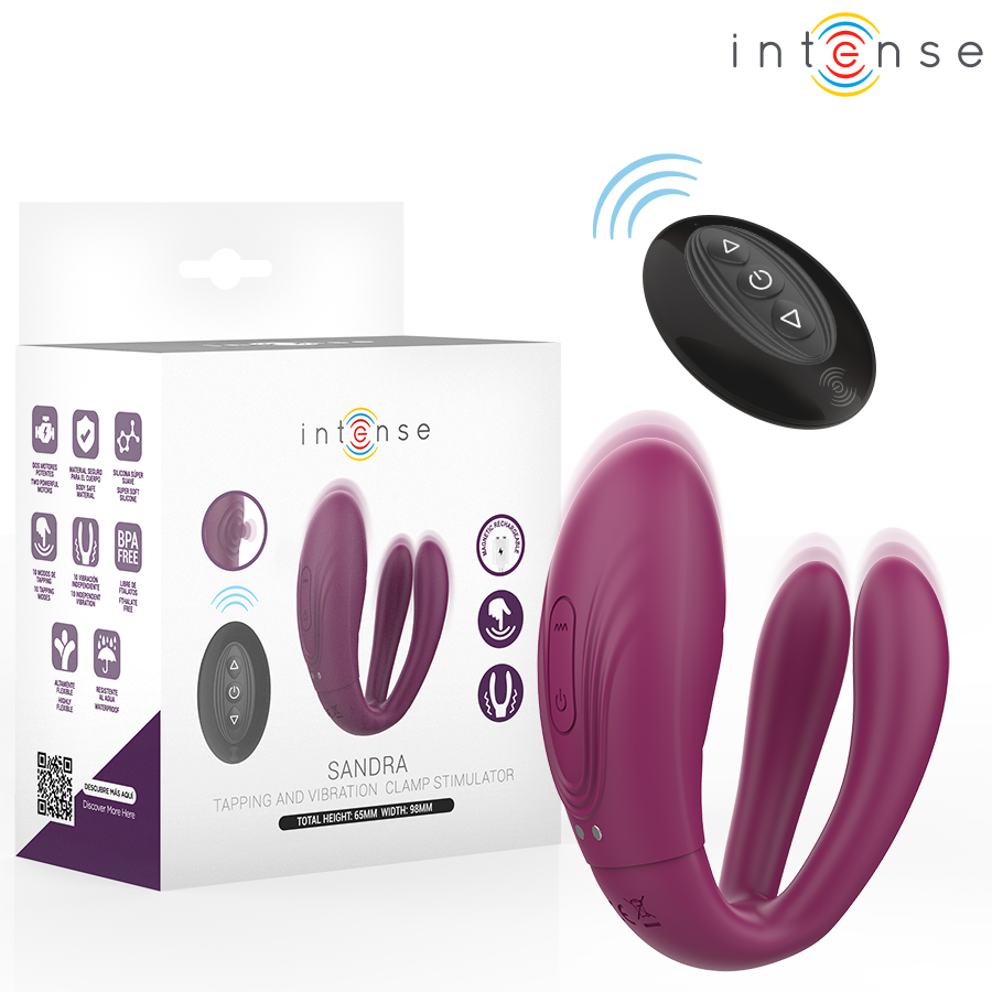 INTENSE REMOTE CONTROL Stimulateur Tapotage Vibration Sandra Télécommande - Aura Intime