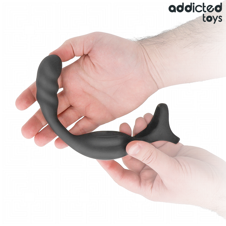 ADDICTED TOYS Anneau Pénis Prostatique Double Télécommande — vue détaillée