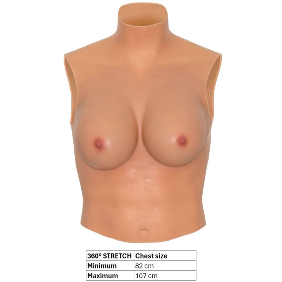 HIDDEN DESIRE Alter Ego T-Shirt Portable Seins, Bonnet D, Couleur — accessoires inclus