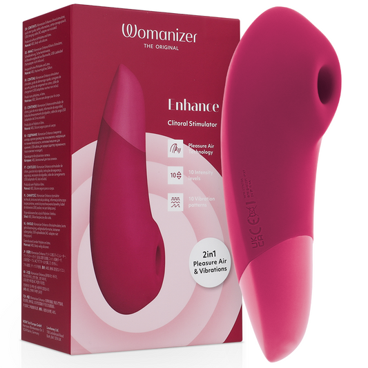 WOMANIZER Stimulateur Clitorial Améliorant Rose Vibrant - Aura Intime