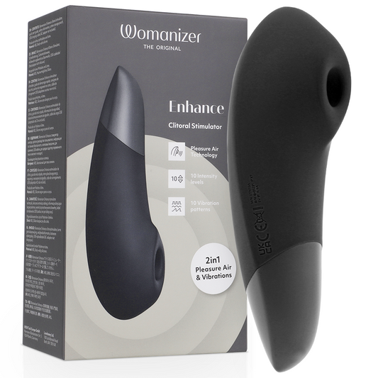 WOMANIZER Stimulateur Clitorial Noir - Aura Intime
