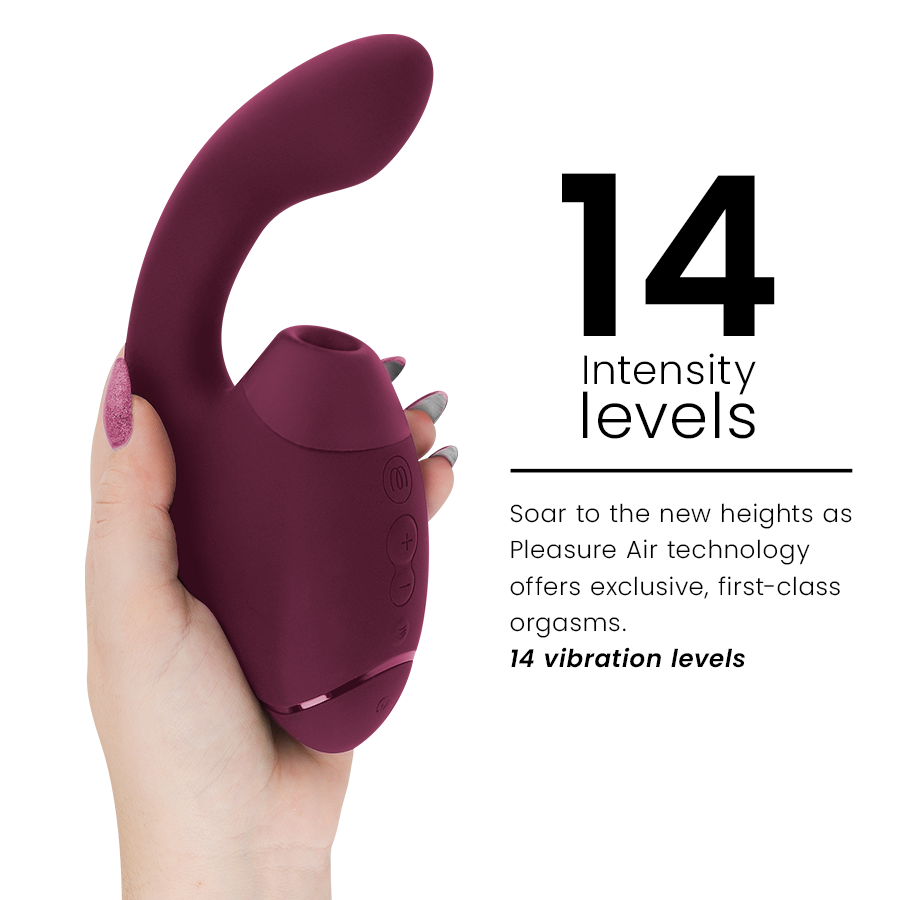WOMANIZER Duo Next Stimulateur Clitorial Point G Double Rose Foyer — accessoires inclus
