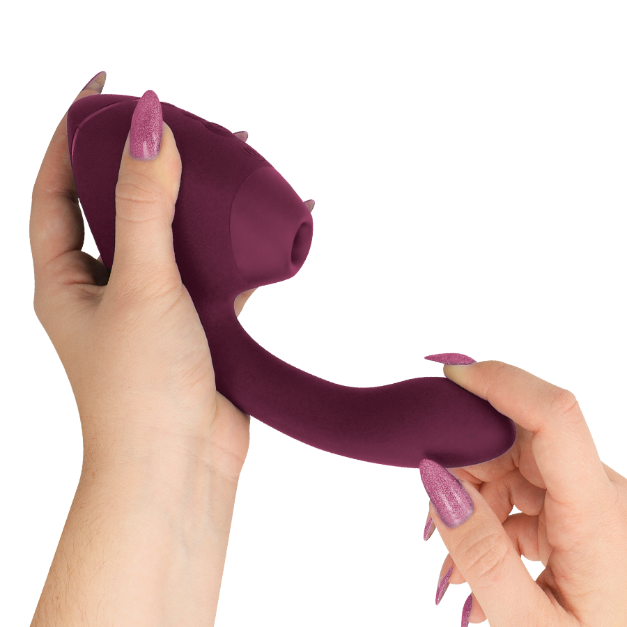 WOMANIZER Duo Next Stimulateur Clitorial Point G Double Rose Foyer — vue arrière