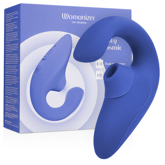WOMANIZER Vibrateur Stimulateur Bleu Vibrant Bleu - Aura Intime