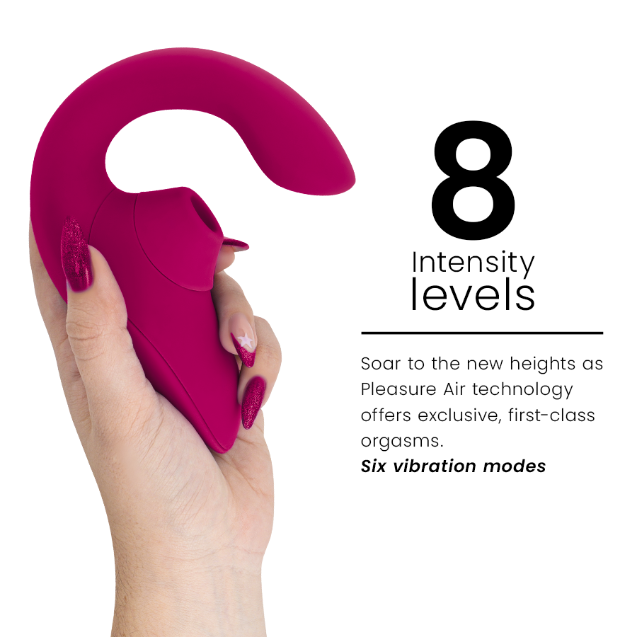 WOMANIZER Vibrateur Stimulateur Blend Rabbit Rose Vibrant — accessoires inclus