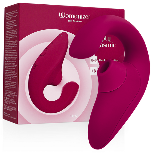 WOMANIZER Vibrateur Stimulateur Blend Rabbit Rose Vibrant - Aura Intime