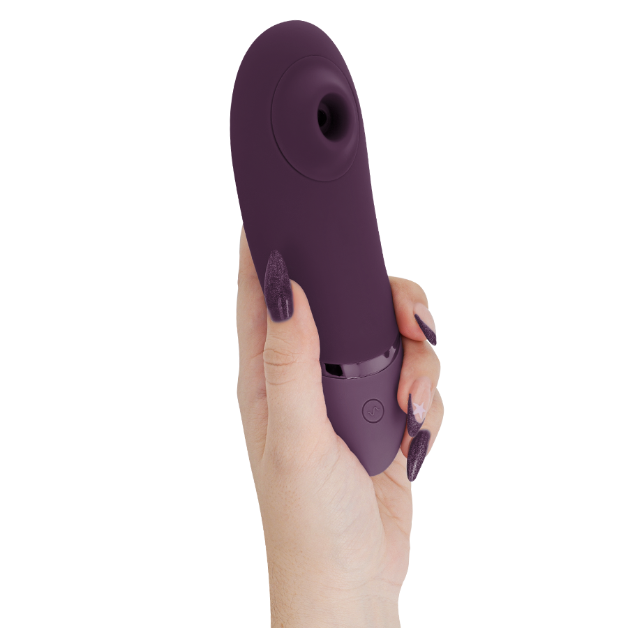 WOMANIZER Stimulateur Clitorial Suivant Violet Foncé — vue arrière