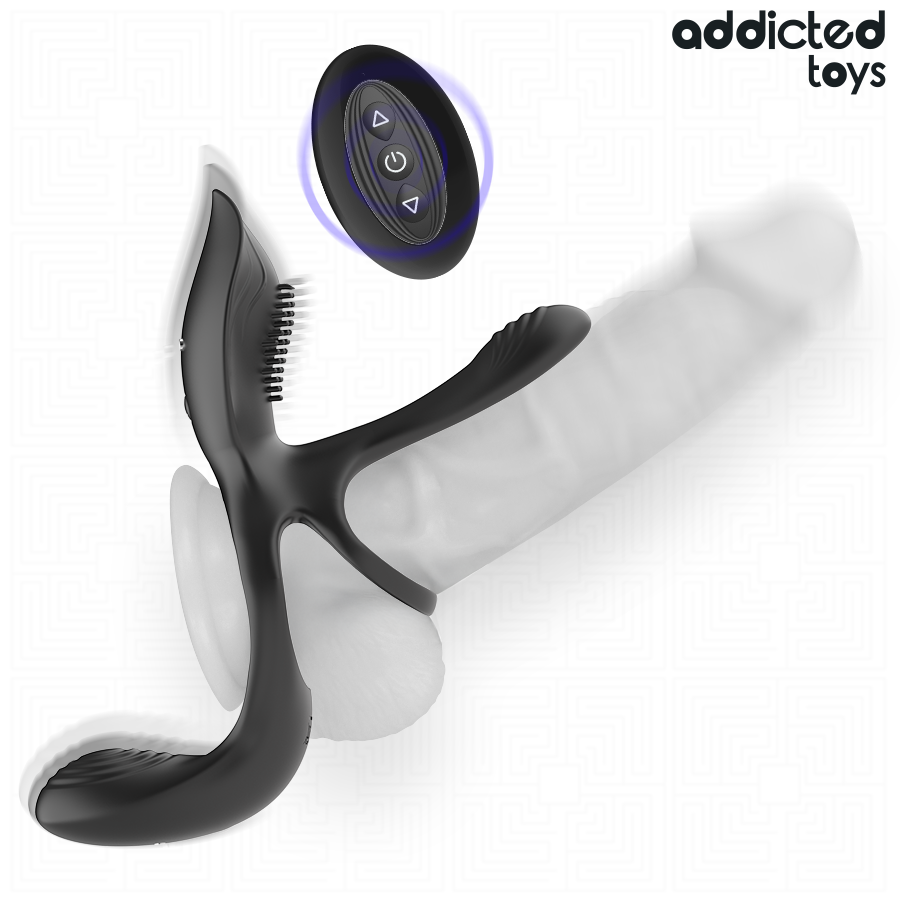 ADDICTED TOYS Anneau Double Pénis Stimulateur Clitorial — vue alternative