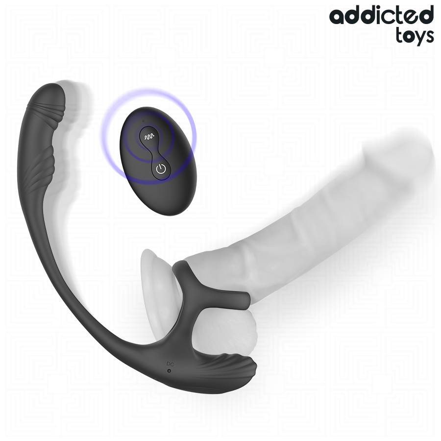 ADDICTED TOYS Plug Anal Vibration, Ondulation À 360° Stimulateur Testic... — vue alternative