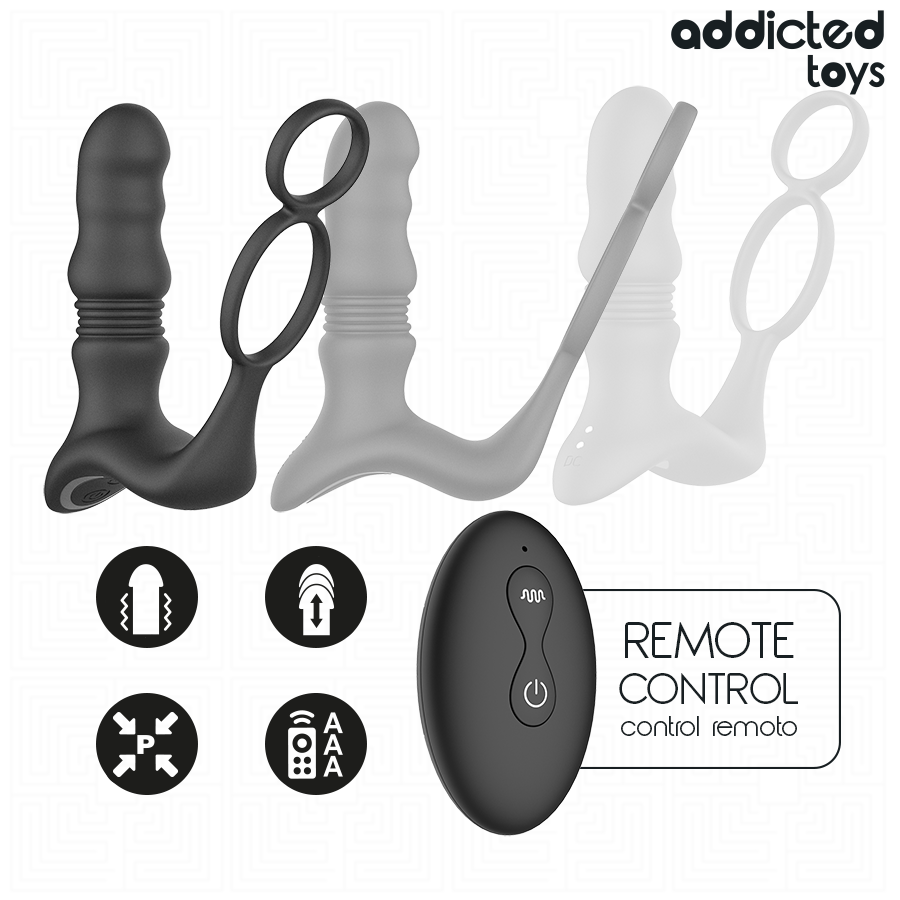 ADDICTED TOYS Anneau Prostatique Up&Down — vue arrière